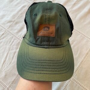 John Deere Green Camo Mesh Trucker Hat Adjustable One Size Fits All Tractor Farm